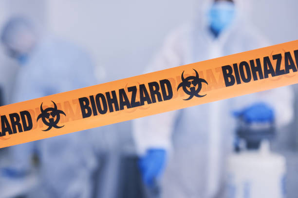 Professional Biohazard technician working in Montgomery, IL